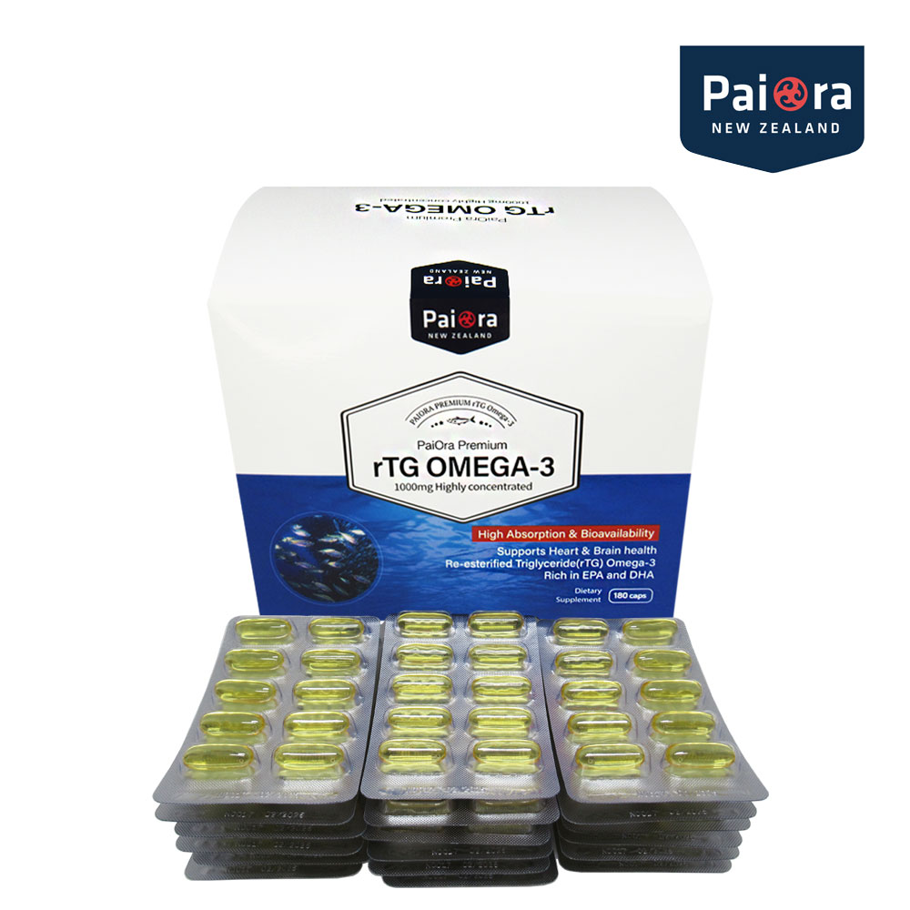 파이오라 프리미엄 rTG Omega-3 오메가3 180캡슐